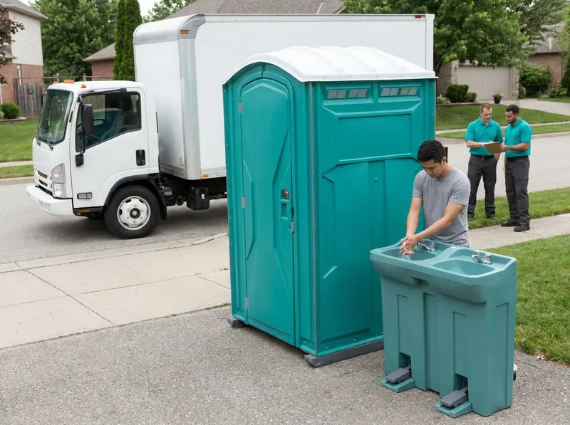 Standalone Dual-Basin Handwashing Stations in Whittier, CA